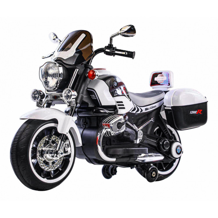 Elektrická motorka 1200CR - Biela